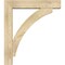 Ekena Millwork Thorton Block Rough Sawn Bracket w/ Offset Brace, Douglas Fir, 6"W x 28"D x 32"H BKT0604X28X32THR05RDF - alternate 4